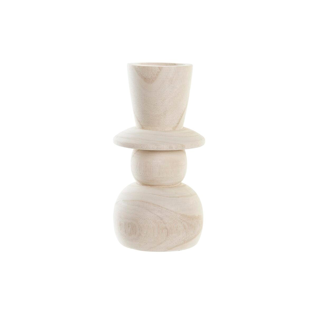 Vase DKD Home Decor Brown Natural 14 x 14 x 27 cm-0