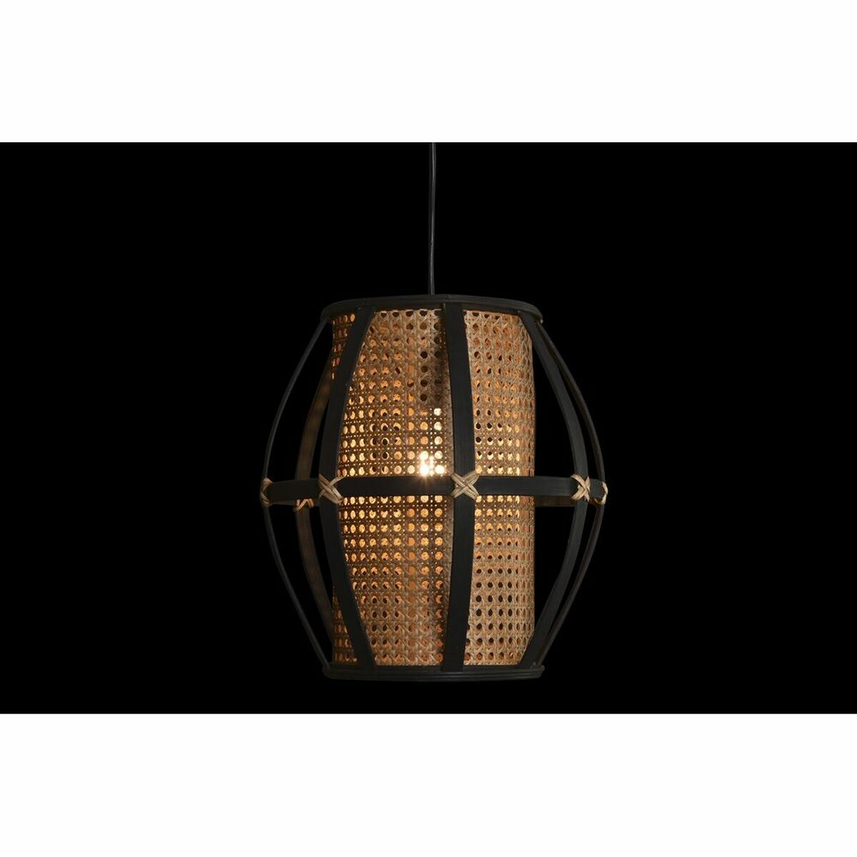 Ceiling Light DKD Home Decor Black Brown 220 V 50 W (34 x 34 x 35 cm)-1