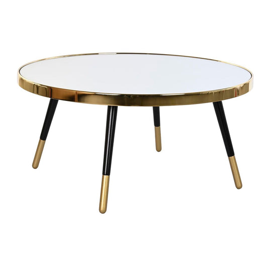 Centre Table DKD Home Decor Glamour Golden Silver Steel Mirror 82,5 x 82,5 x 40 cm-0