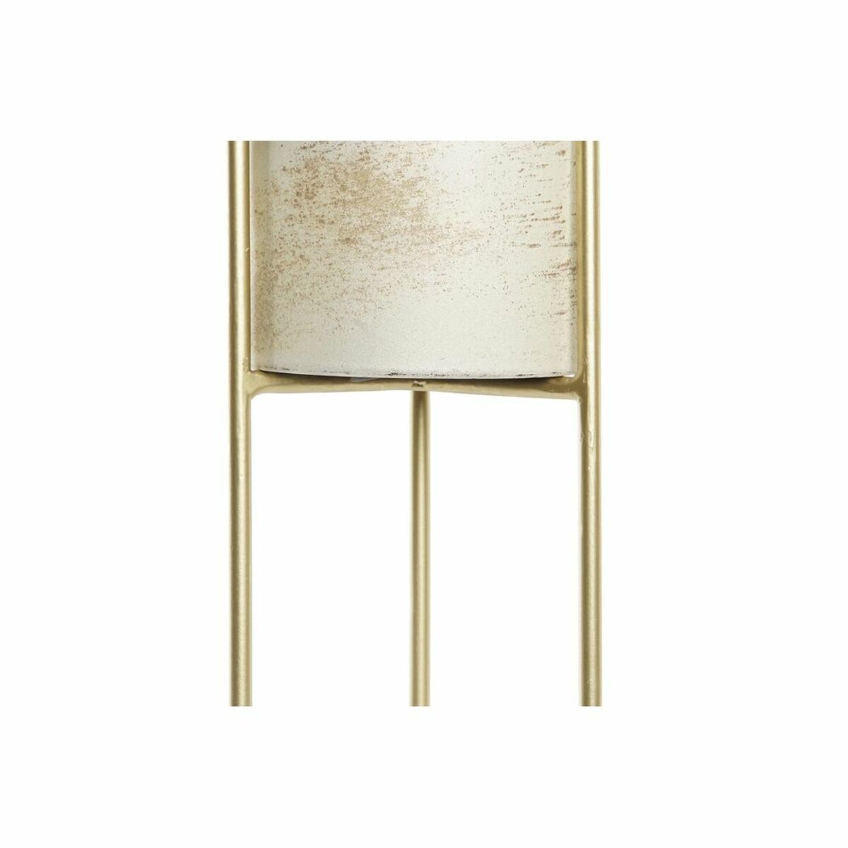 Candleholder DKD Home Decor Aged finish Crystal Metal (13 x 13 x 41 cm)-2