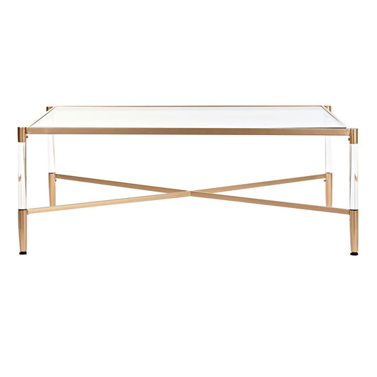 Centre Table DKD Home Decor Metal Acrylic Glamour (120 x 70 x 45 cm)-0