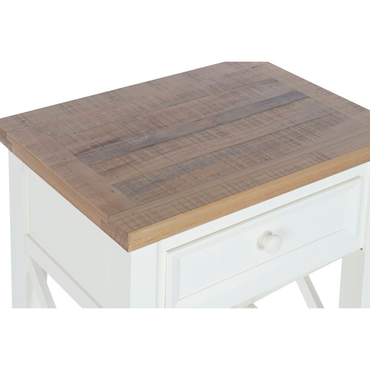 Nightstand DKD Home Decor Beige Natural Paolownia wood 49,5 x 35 x 61 cm-5