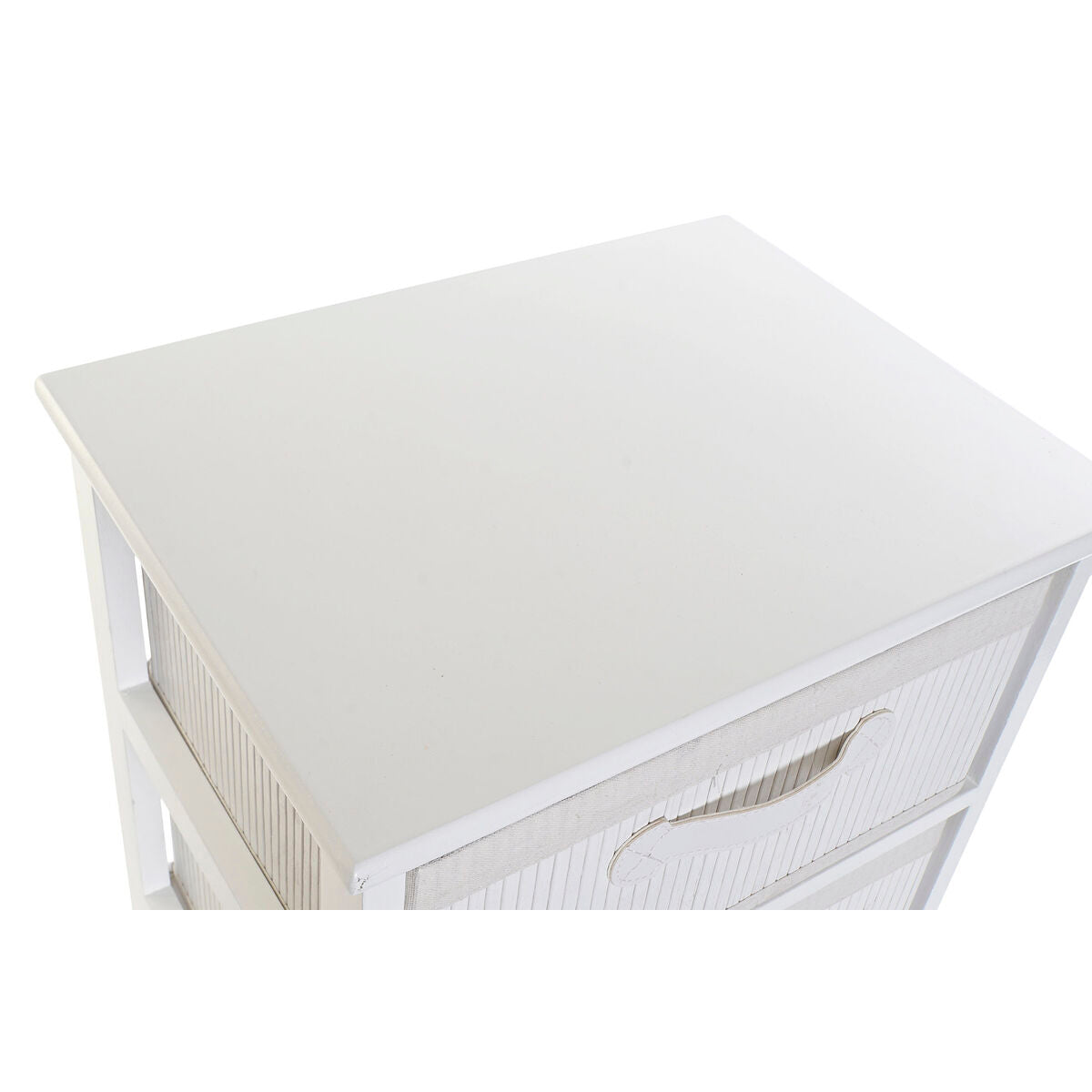 Chest of drawers DKD Home Decor White Bamboo Paolownia wood 42 x 32 x 45 cm-3