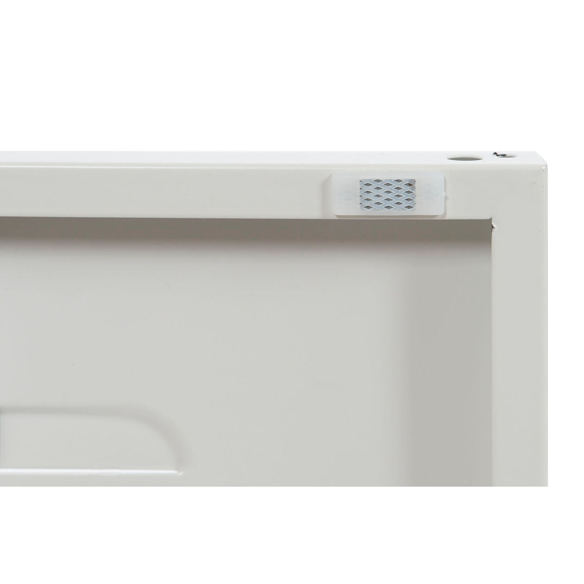 Nightstand Home ESPRIT White Metal 35 x 35 x 51 cm-4