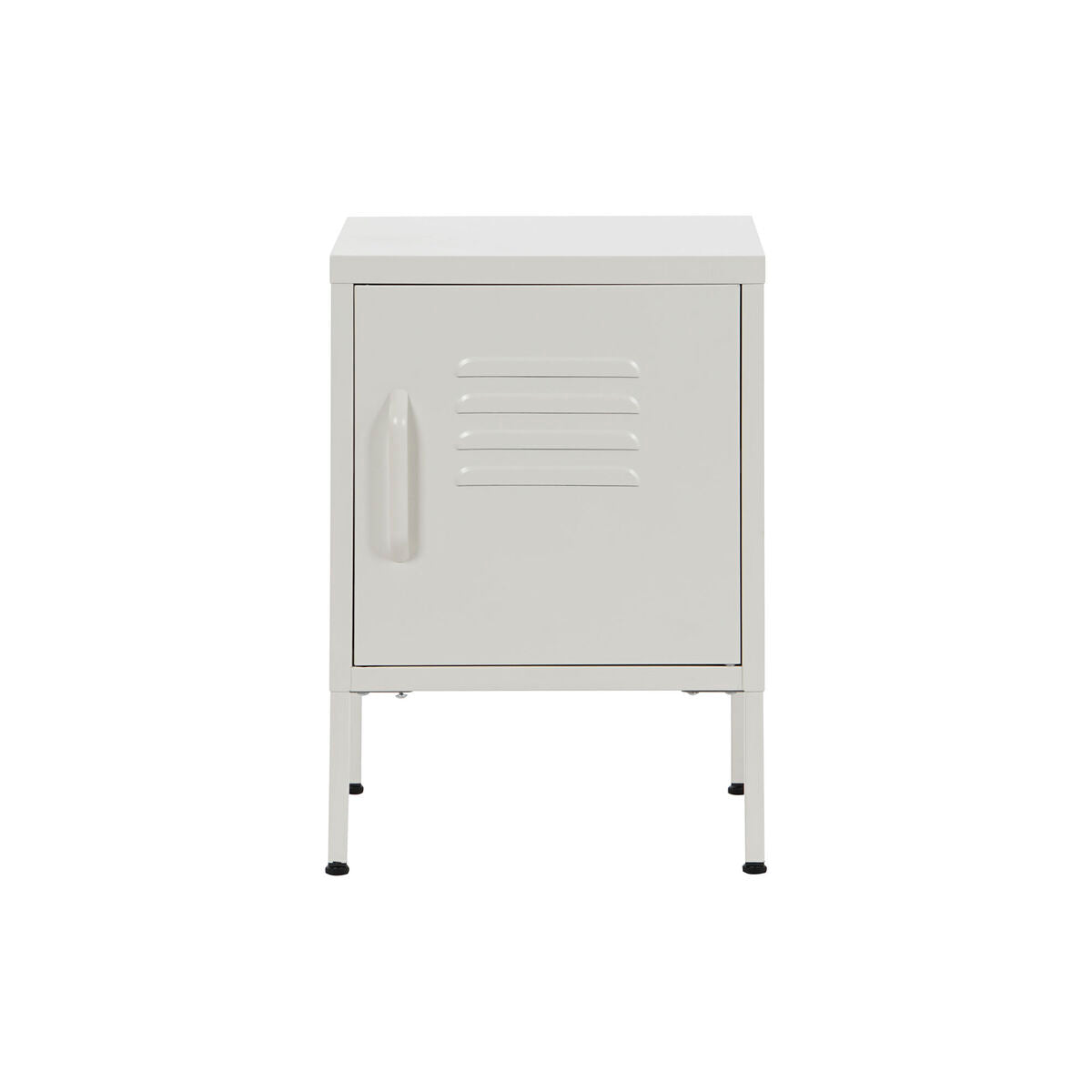 Nightstand Home ESPRIT White Metal 35 x 35 x 51 cm-2
