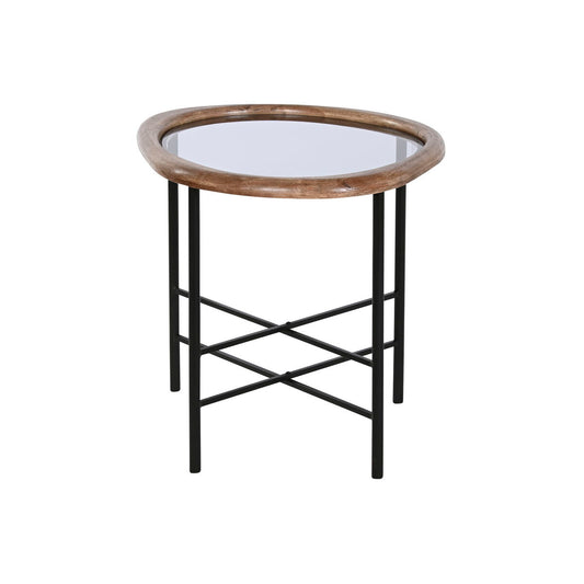 Centre Table Home ESPRIT Brown Black Natural Crystal Fir wood 61 x 50 x 53 cm-0