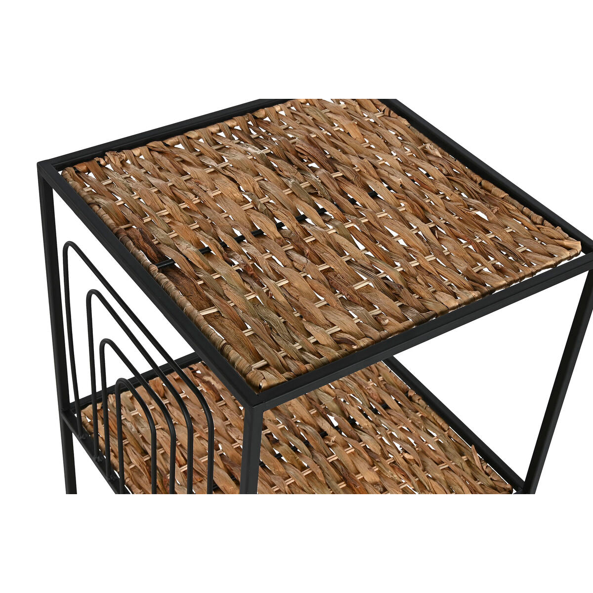 Shelves Home ESPRIT Black Metal Fibre 35 x 35 x 98 cm-3