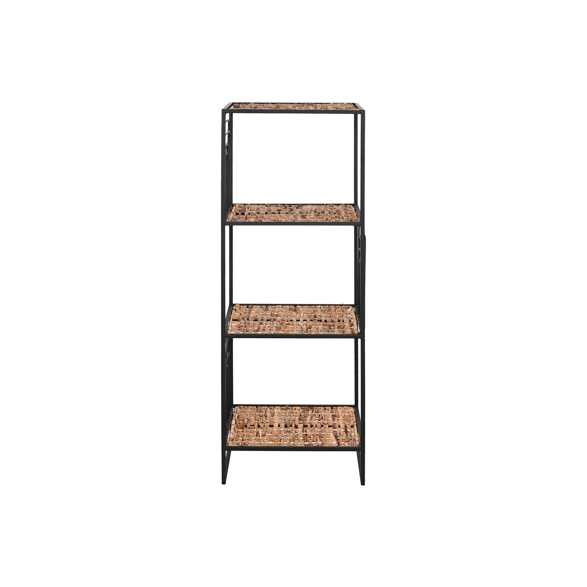 Shelves Home ESPRIT Black Metal Fibre 35 x 35 x 98 cm-1