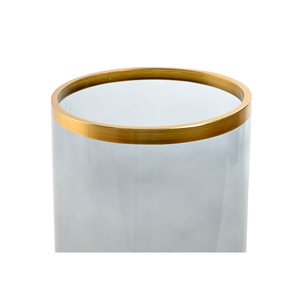 Candleholder Home ESPRIT Blue Golden Crystal 17 x 17 x 28 cm-2