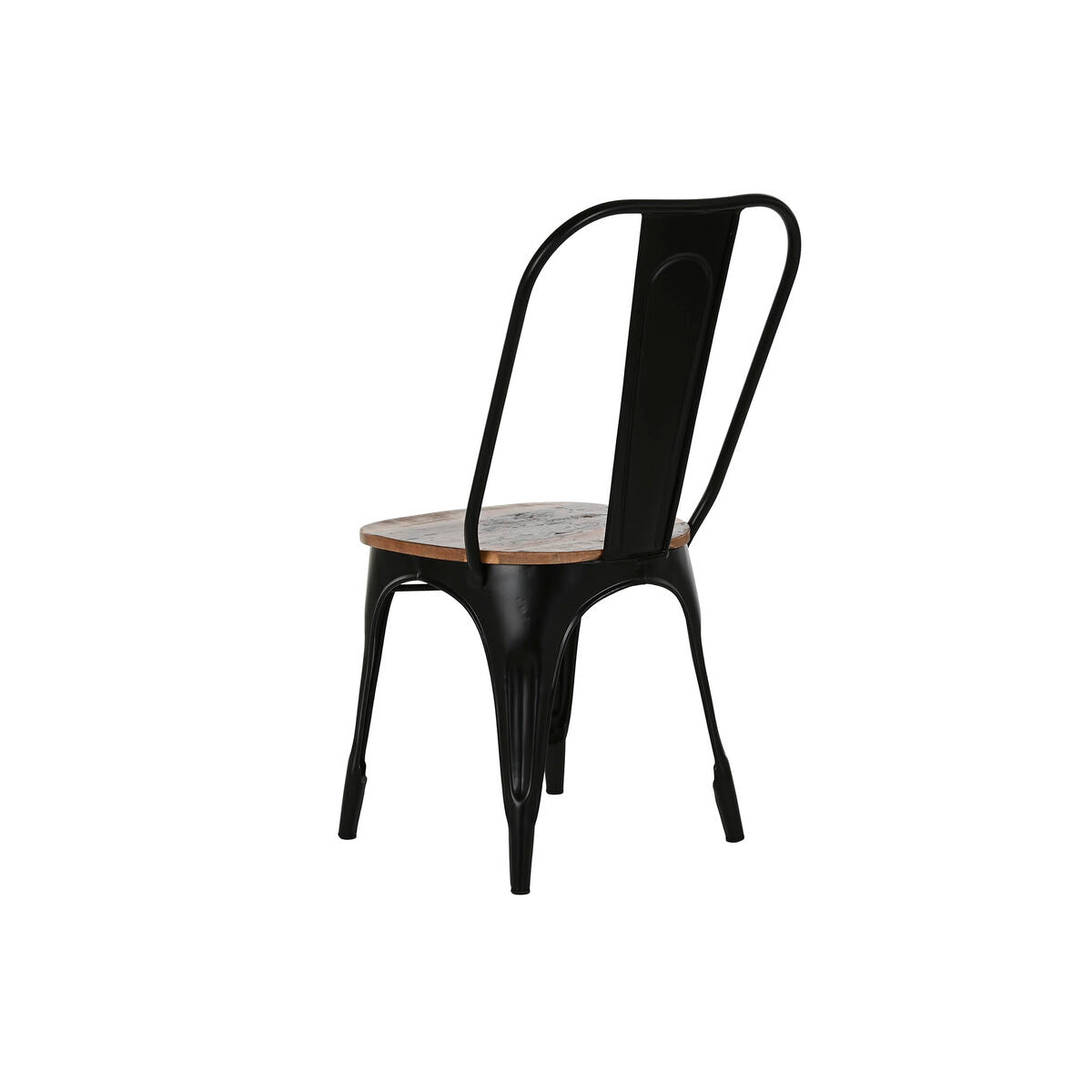 Dining Chair Home ESPRIT Black Dark brown Wood Metal 48 x 55 x 92 cm-5