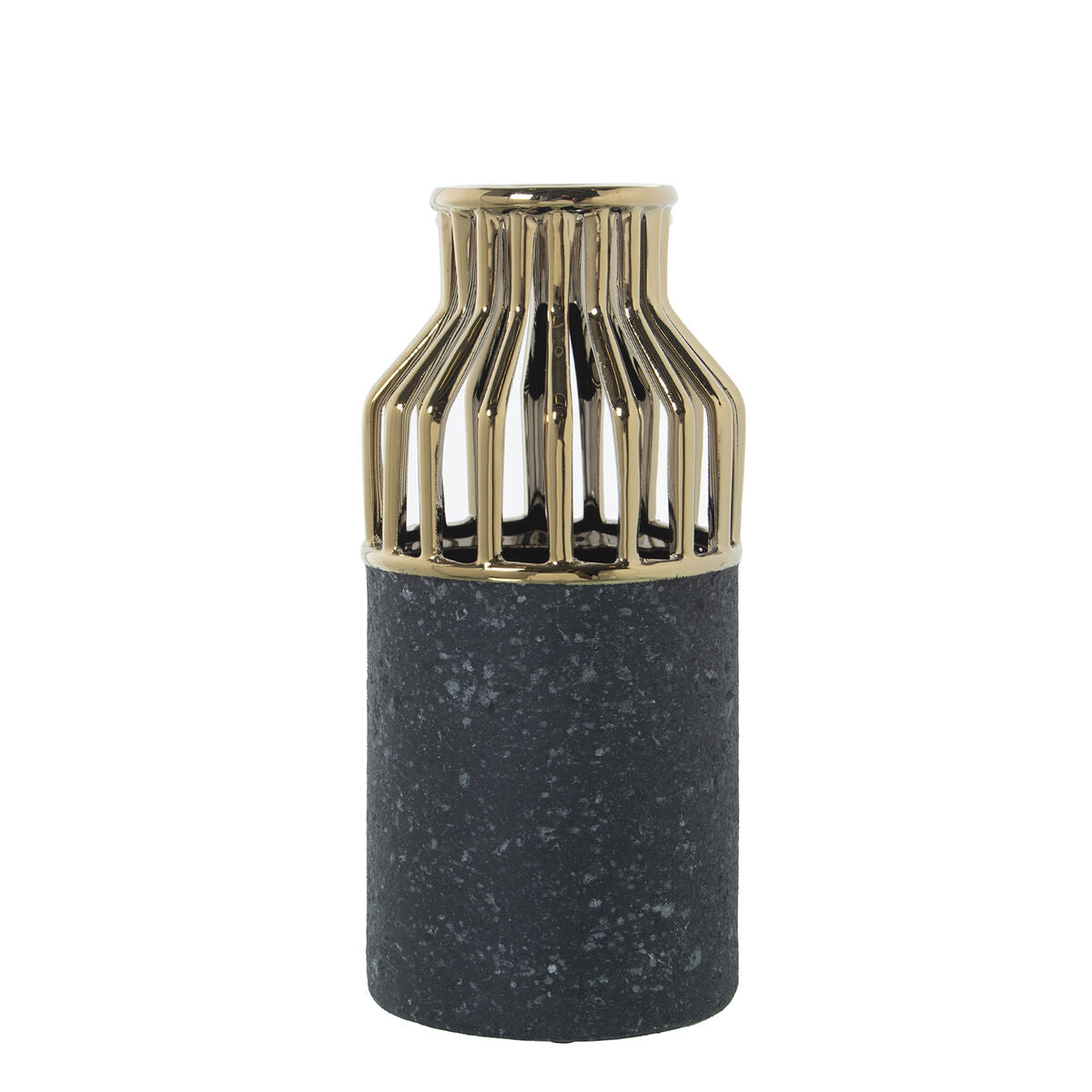 Vase Alexandra House Living Grey Ceramic 13 x 28 cm-0