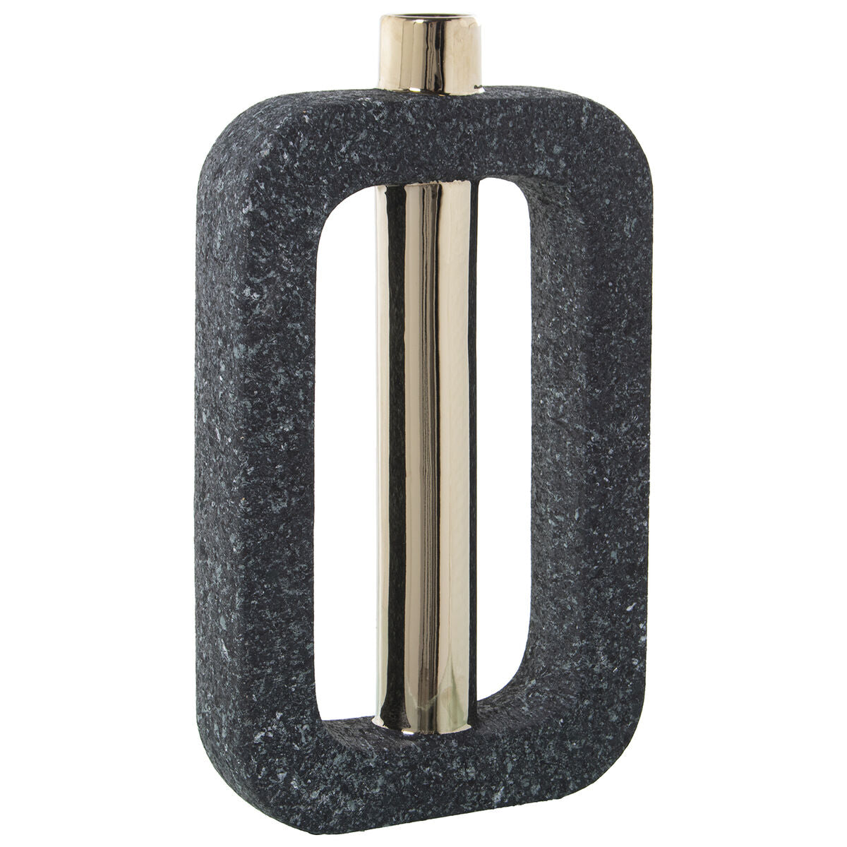Vase Alexandra House Living Golden Dark grey Ceramic 7 x 24 x 40 cm-1