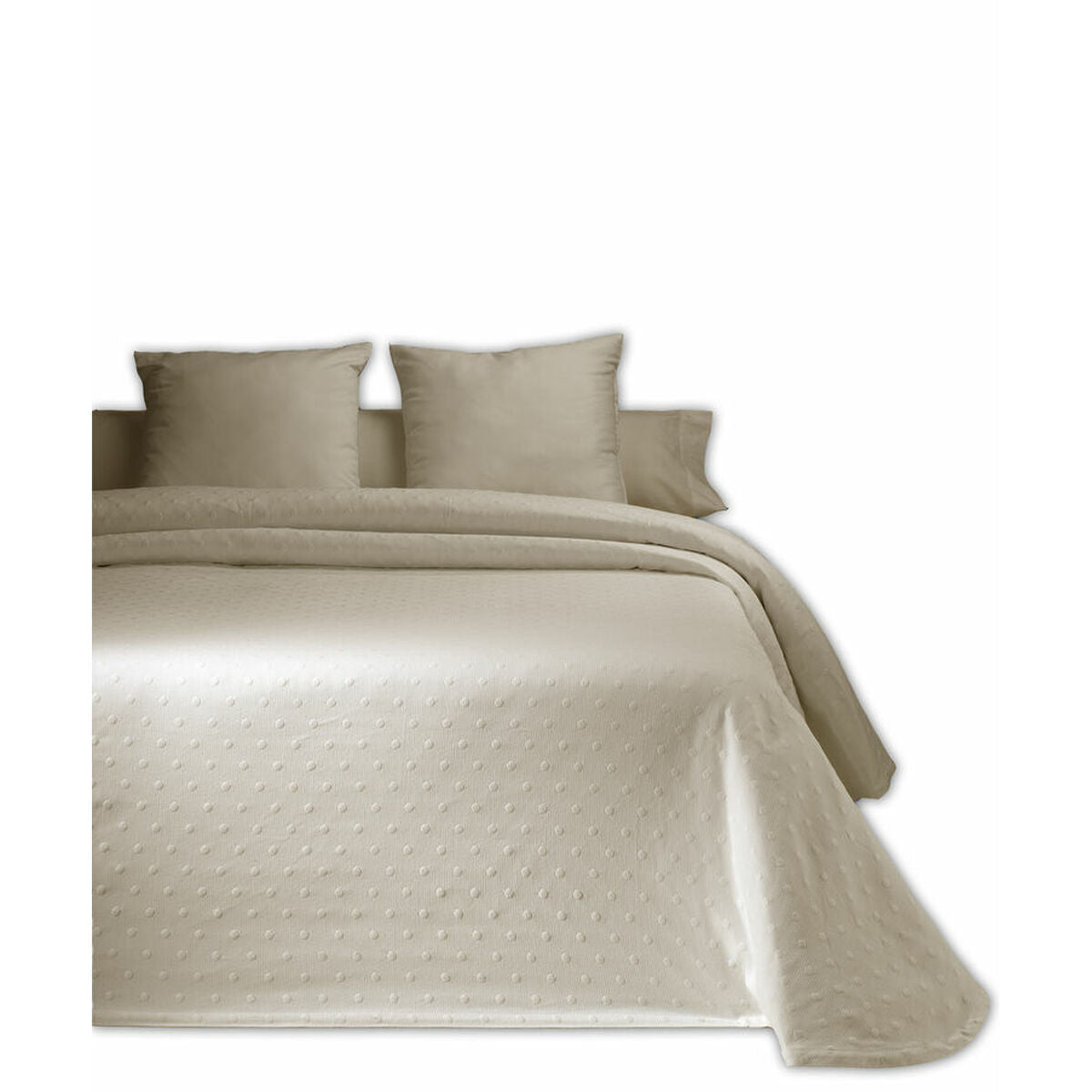 Bedspread (quilt) Hosteline CARMINA Beige Double (1 Piece)-0