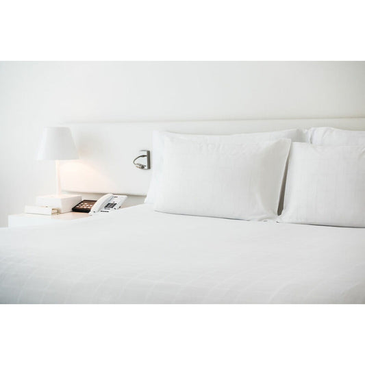 Top sheet Hosteline IRIS PREMIUM White Super king-0