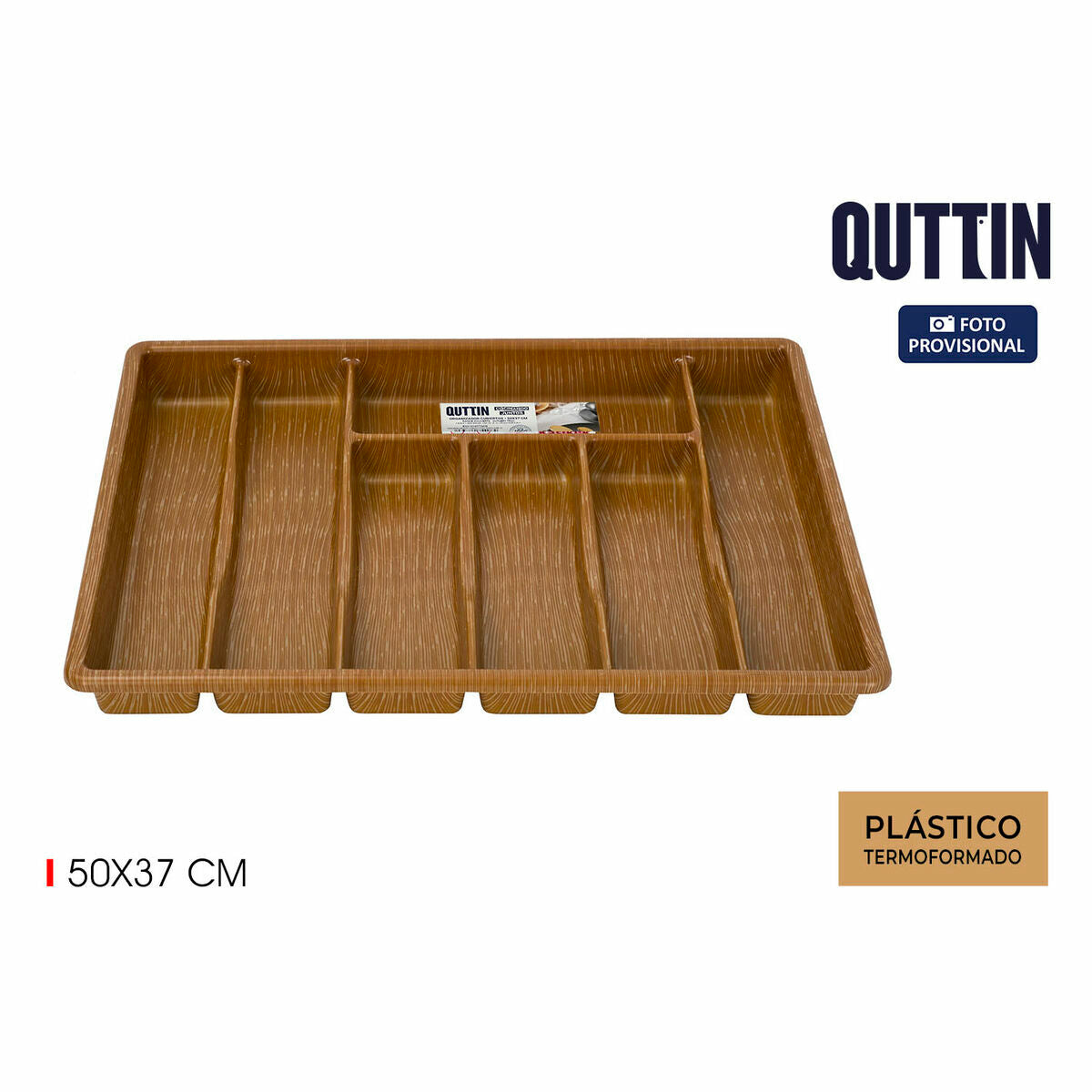 Cutlery Organiser Quttin 50 x 37 cm Thermoplastic (12 Units)-1