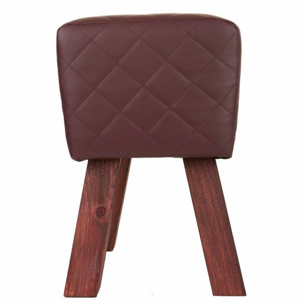 Stool Alexandra House Living PVC MDF Wood 30 x 47 x 36 cm-3