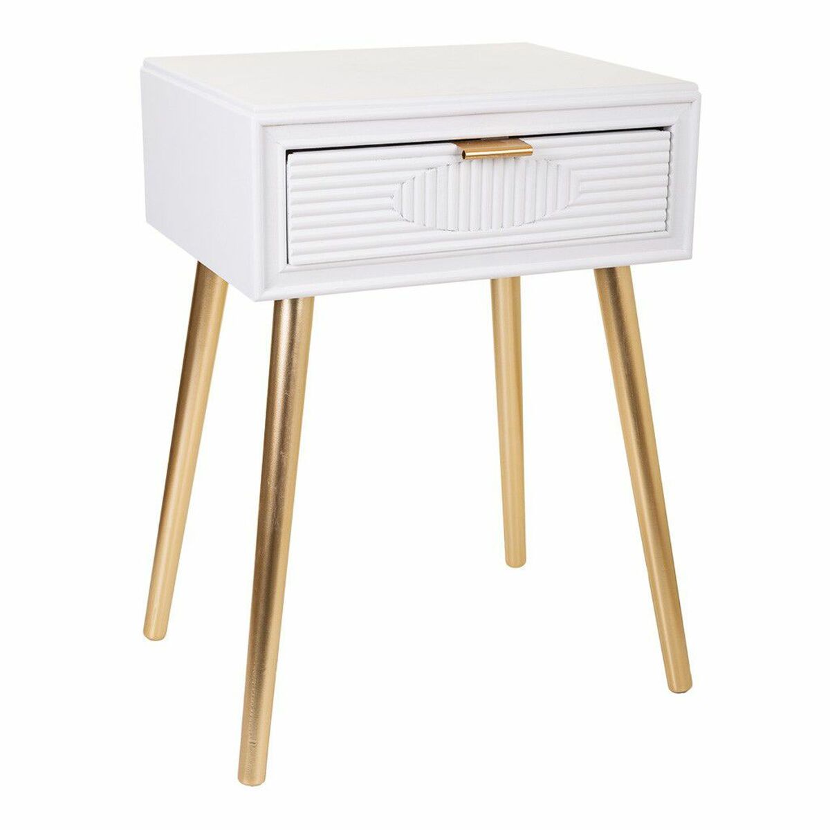 Nightstand Alexandra House Living Golden 39 x 67 x 47 cm-0
