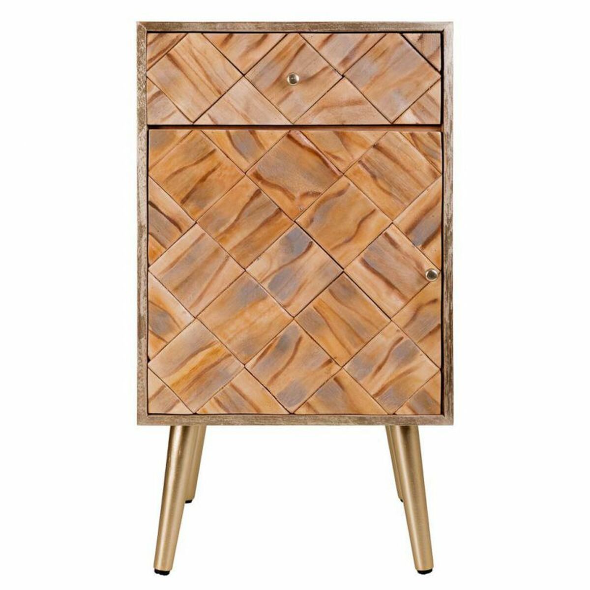 Nightstand Alexandra House Living Brown 35 x 71 x 40 cm-8