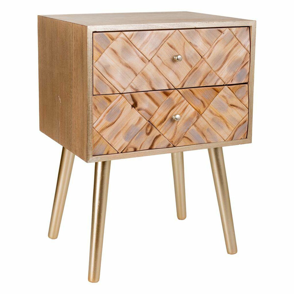Nightstand Alexandra House Living Brown 35 x 61 x 44 cm-0
