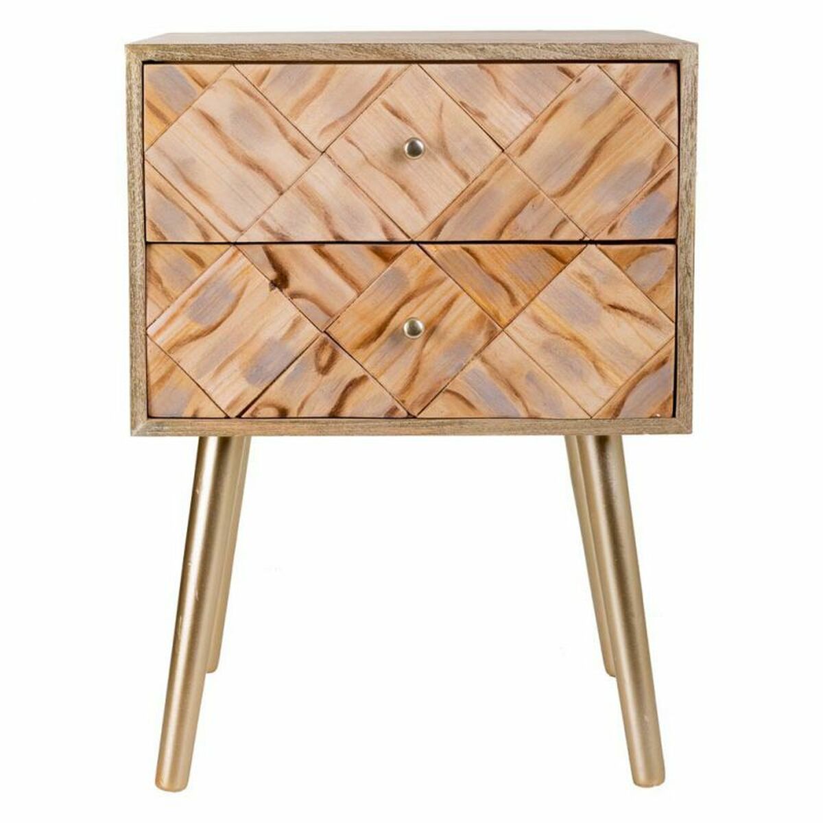 Nightstand Alexandra House Living Brown 35 x 61 x 44 cm-6