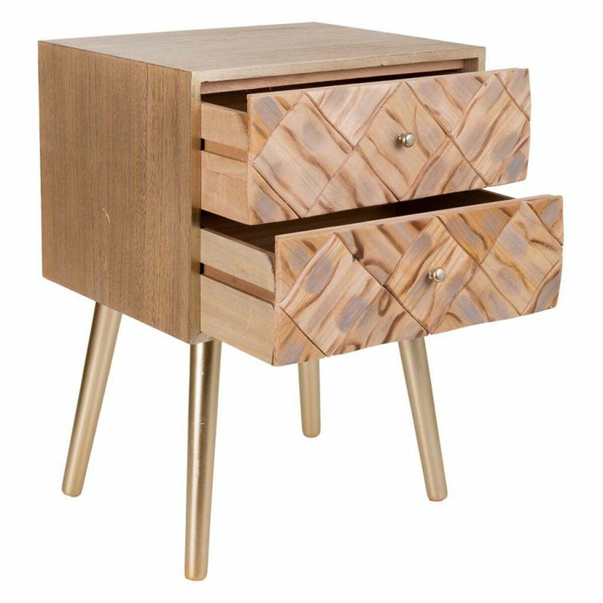 Nightstand Alexandra House Living Brown 35 x 61 x 44 cm-5