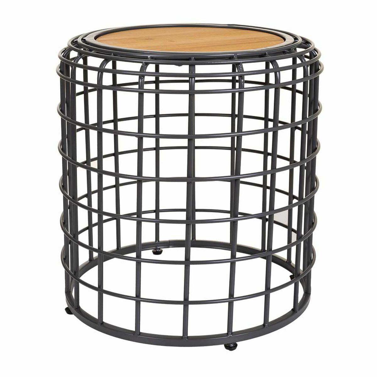 Centre Table Alexandra House Living Brown Black Grey Iron Fir wood 44 x 45 x 44 cm-0