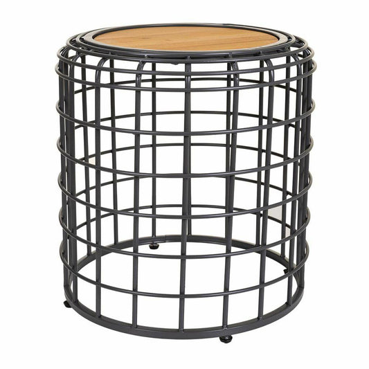 Centre Table Alexandra House Living Brown Black Grey Iron Fir wood 44 x 45 x 44 cm-0