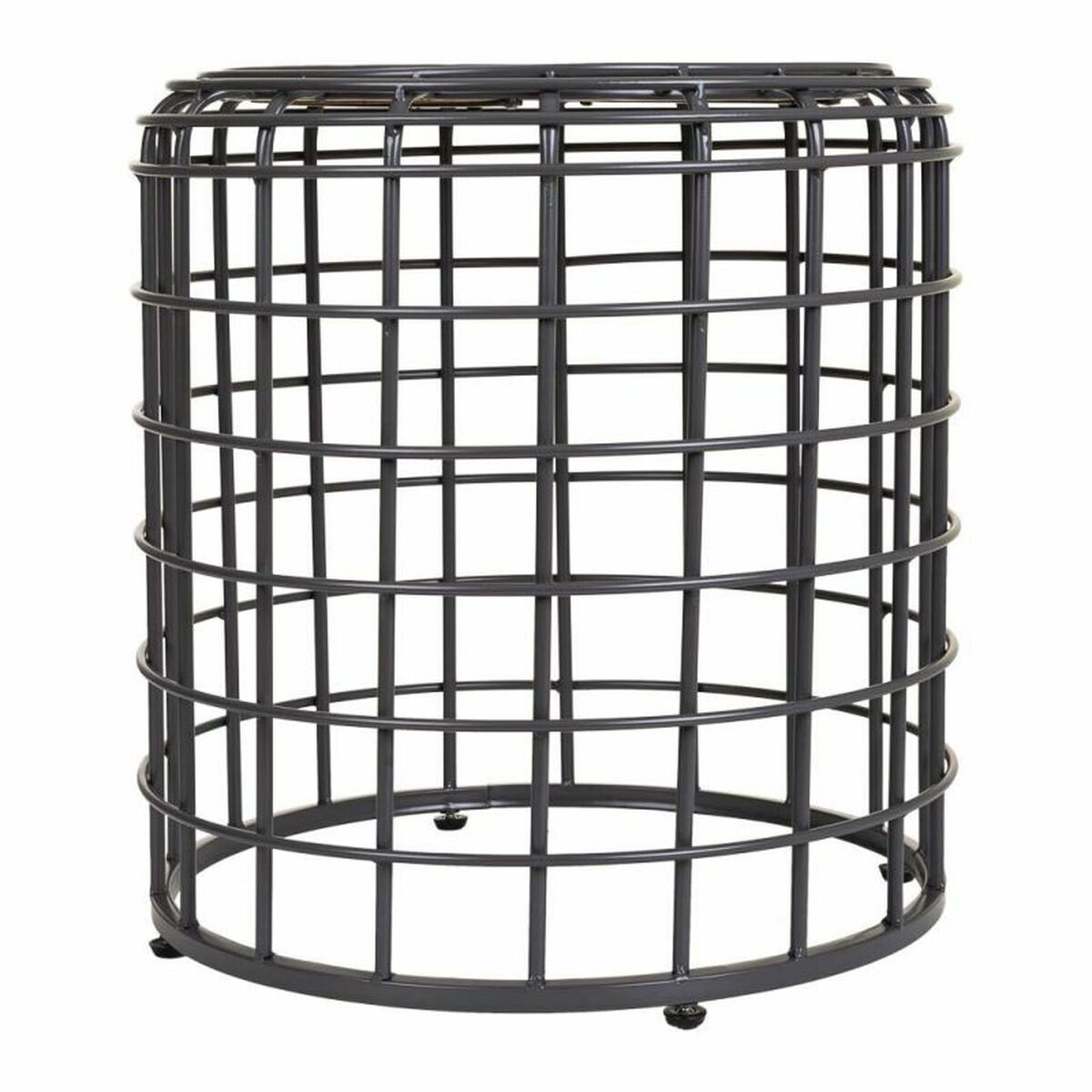 Centre Table Alexandra House Living Brown Black Grey Iron Fir wood 44 x 45 x 44 cm-5