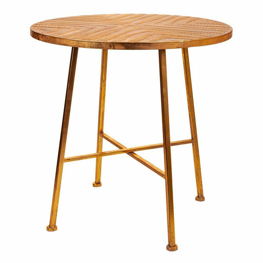 Centre Table Alexandra House Living Golden Iron 60 x 60 x 60 cm-0