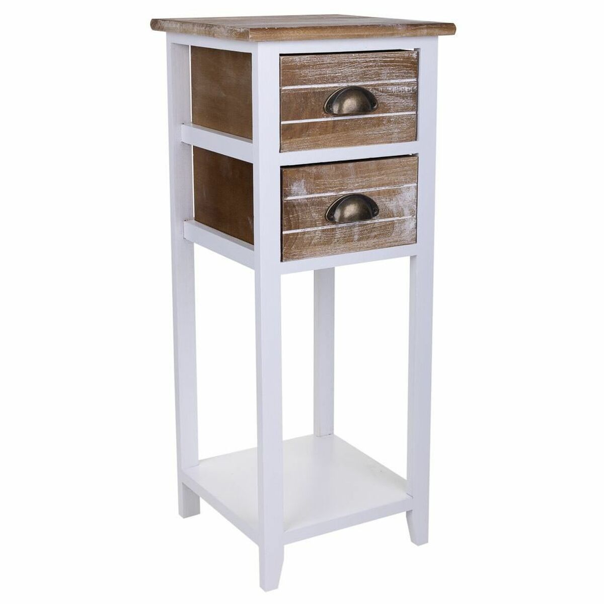 Nightstand Alexandra House Living White 30 x 73 x 30 cm-0