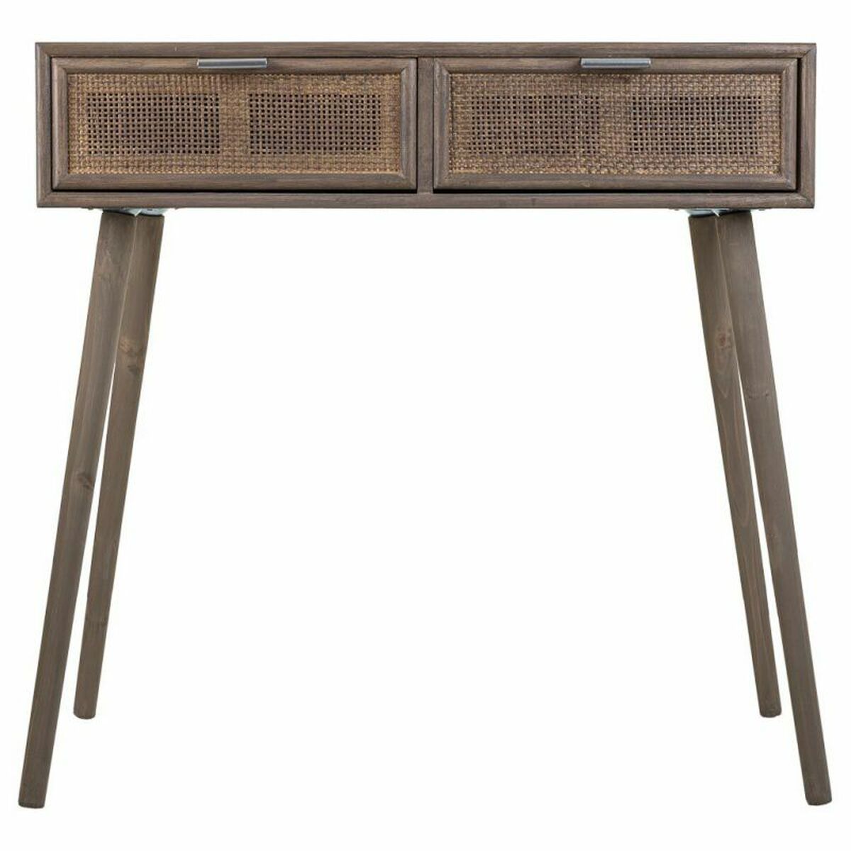 Hall Table with Drawers Alexandra House Living Grey Pine MDF Wood 42 x 79 x 80 cm-5