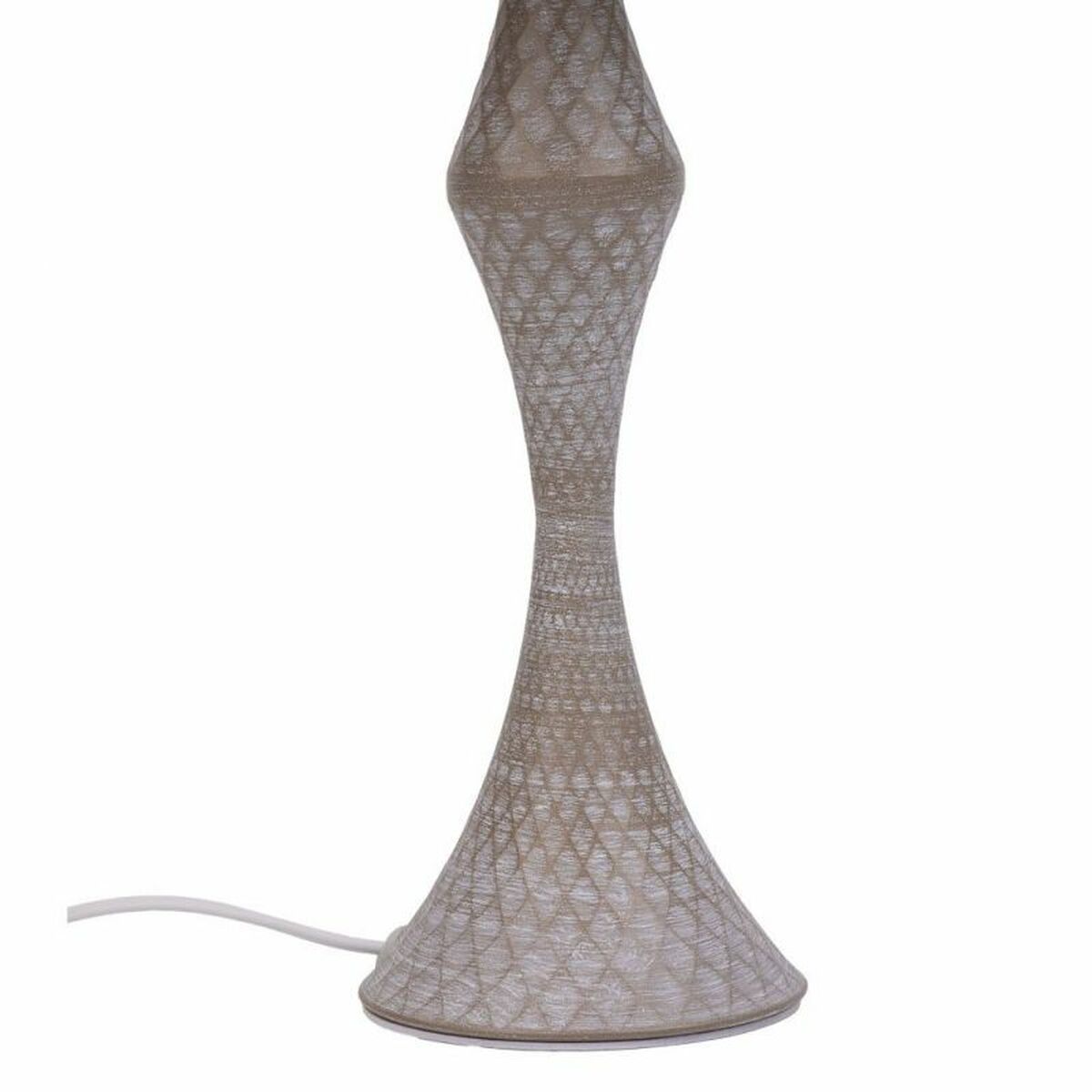 Desk lamp Alexandra House Living White Grey Metal Cloth 220-240 V 23 x 46 x 23 cm-4