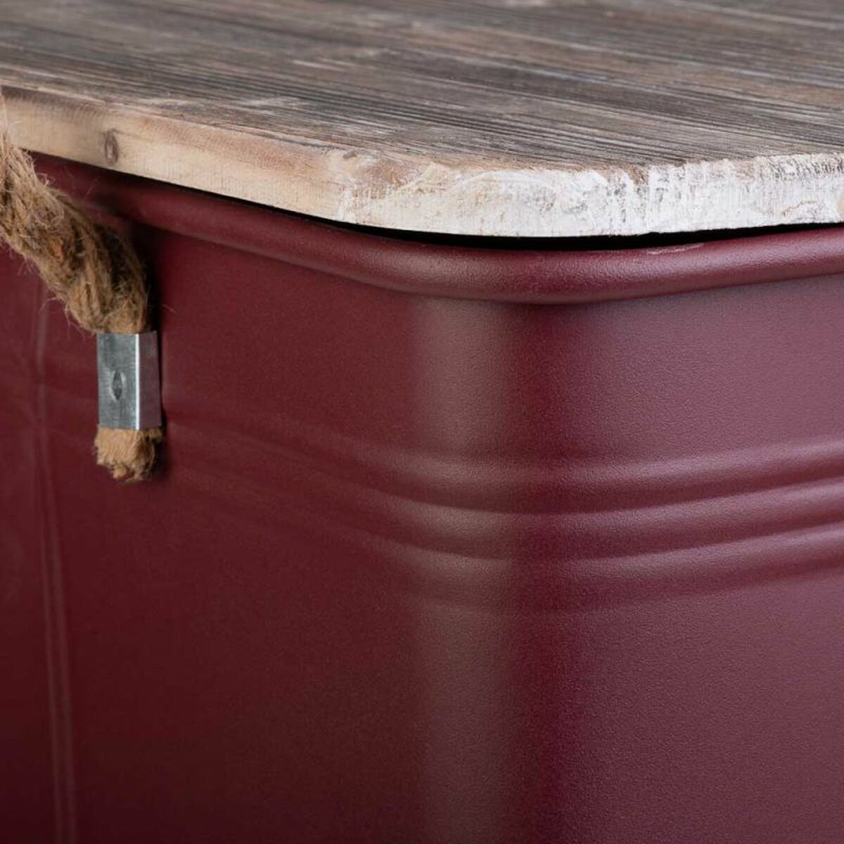 Nightstand Alexandra House Living Red 41 x 41 x 61 cm-2