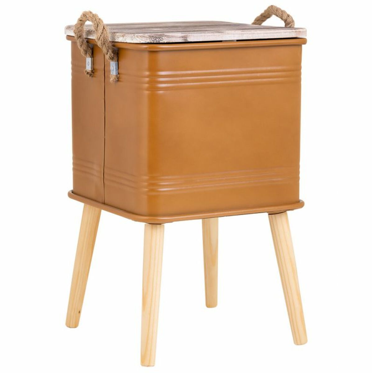 Nightstand Alexandra House Living Brown 34 x 34 x 55 cm-5