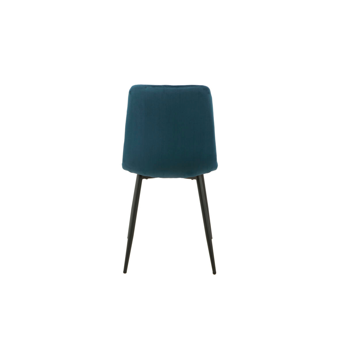 Chair Romimex Blue Velvet Metal 45 x 89 x 55 cm-1