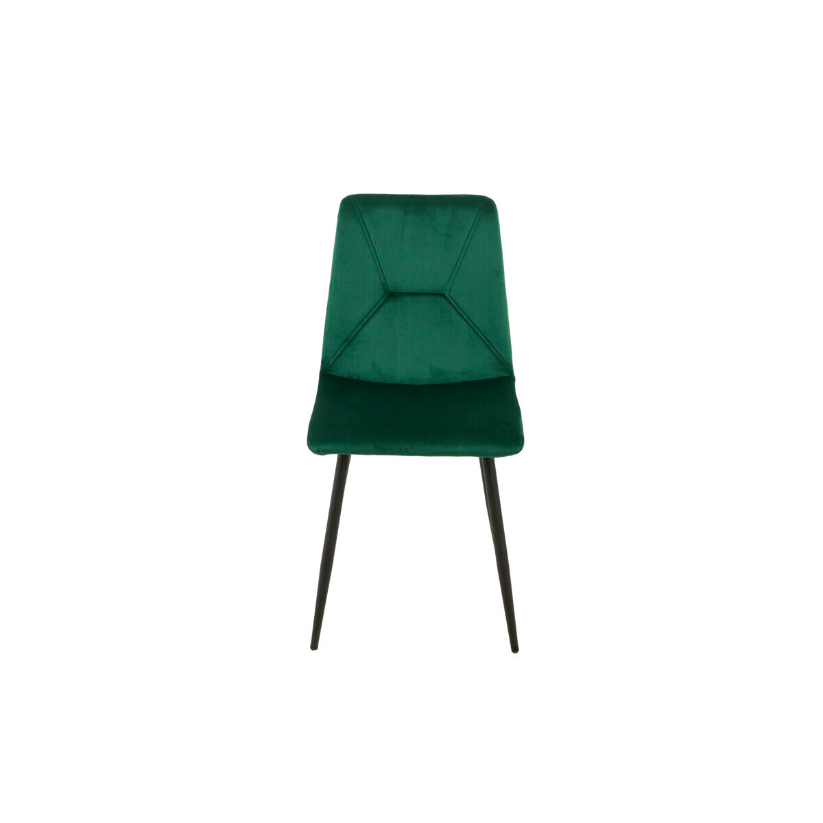 Chair Romimex Green Velvet Metal 45 x 89 x 55 cm-4