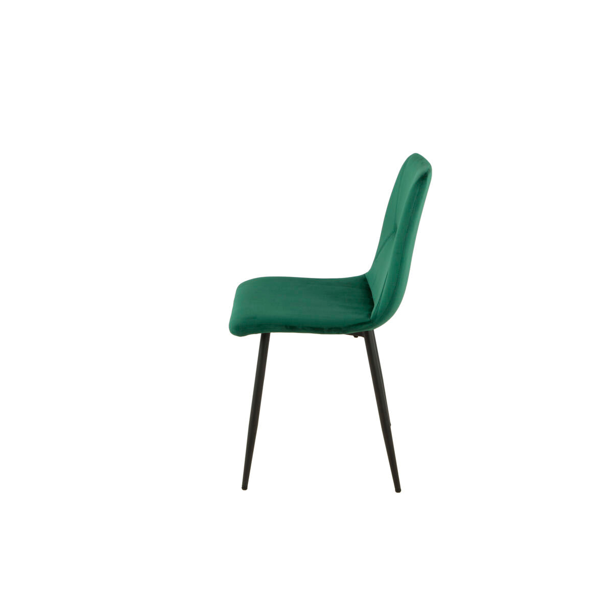 Chair Romimex Green Velvet Metal 45 x 89 x 55 cm-3