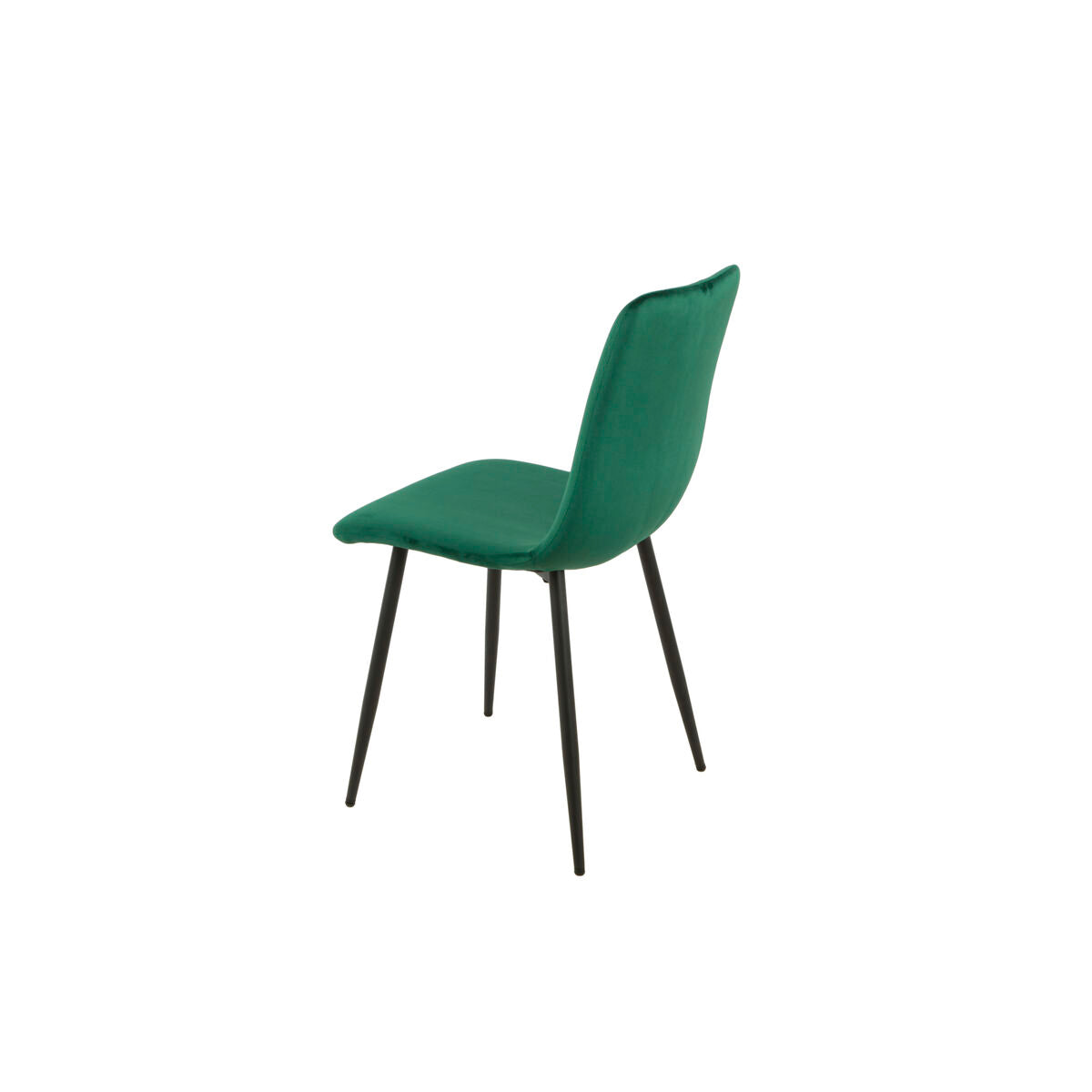 Chair Romimex Green Velvet Metal 45 x 89 x 55 cm-2