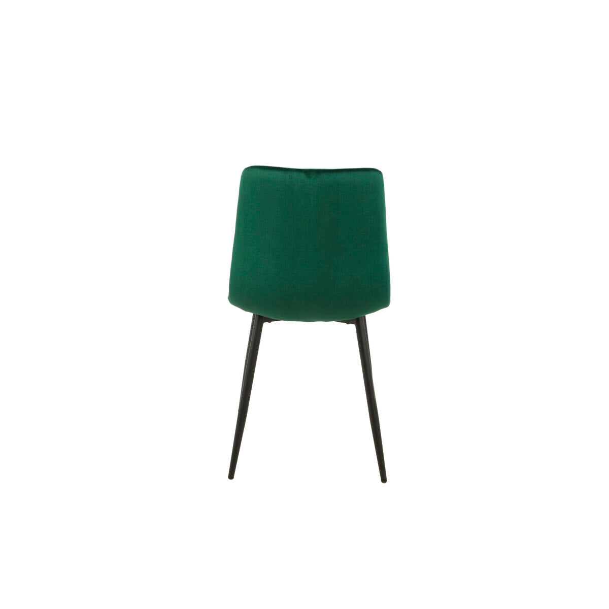 Chair Romimex Green Velvet Metal 45 x 89 x 55 cm-1