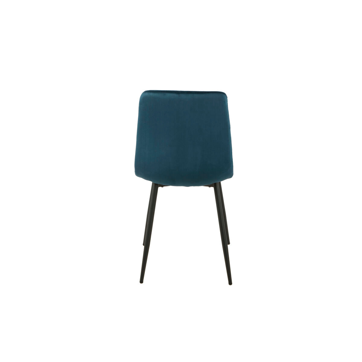 Chair Romimex Blue Velvet Metal 45 x 89 x 55 cm-1