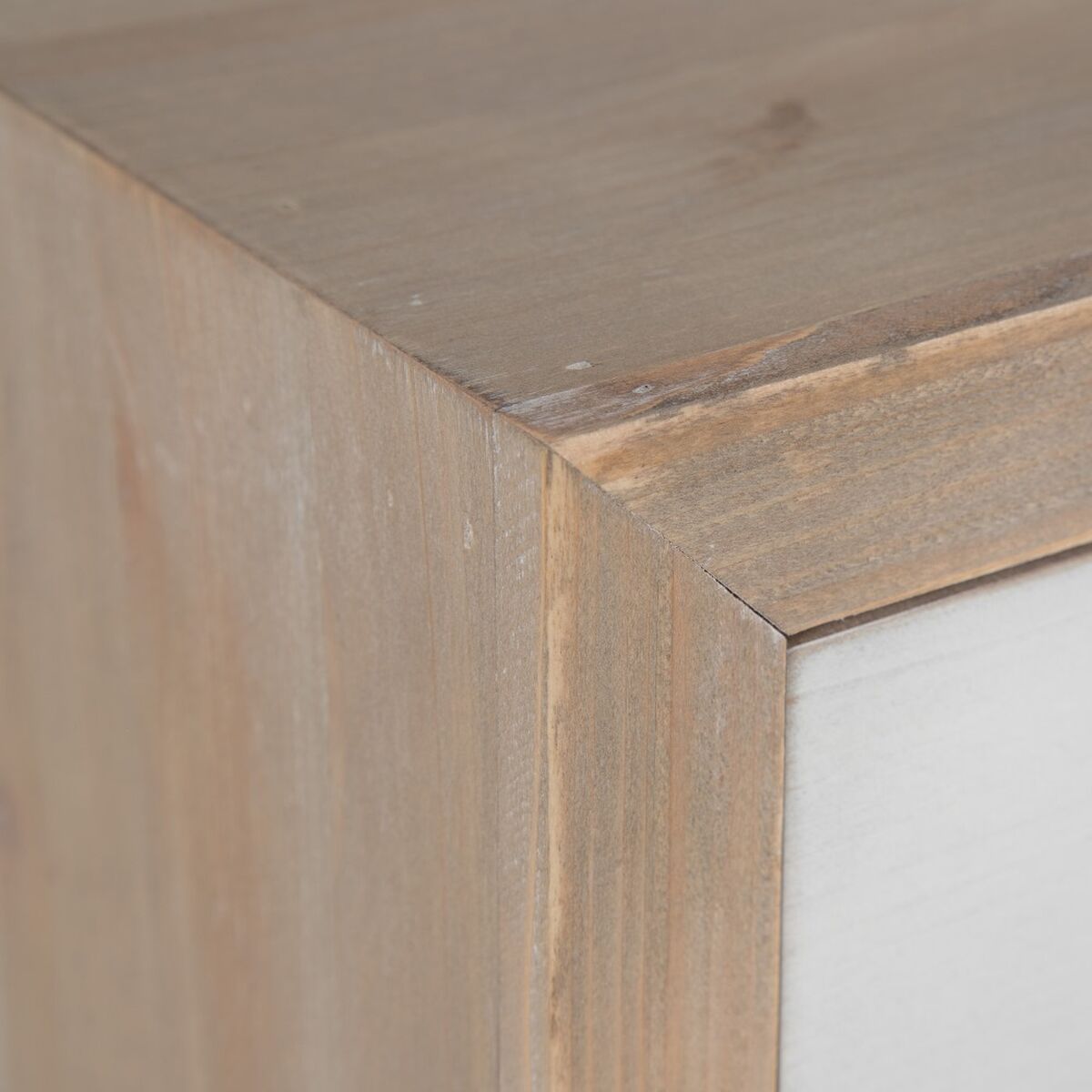 Nightstand KENSY 40 x 30 x 55 cm Natural Wood White-6