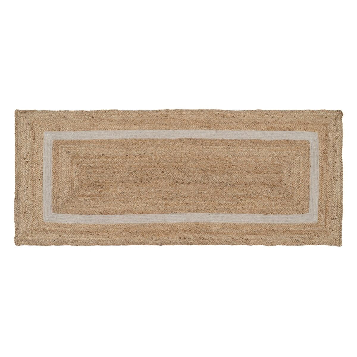 Carpet Natural White Jute 170 x 70 cm-0