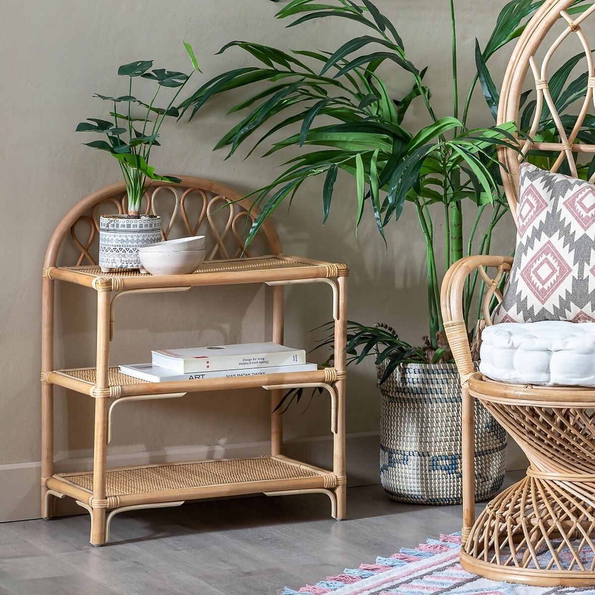 Shelves 60 x 41 x 80,5 cm Natural Rattan-9