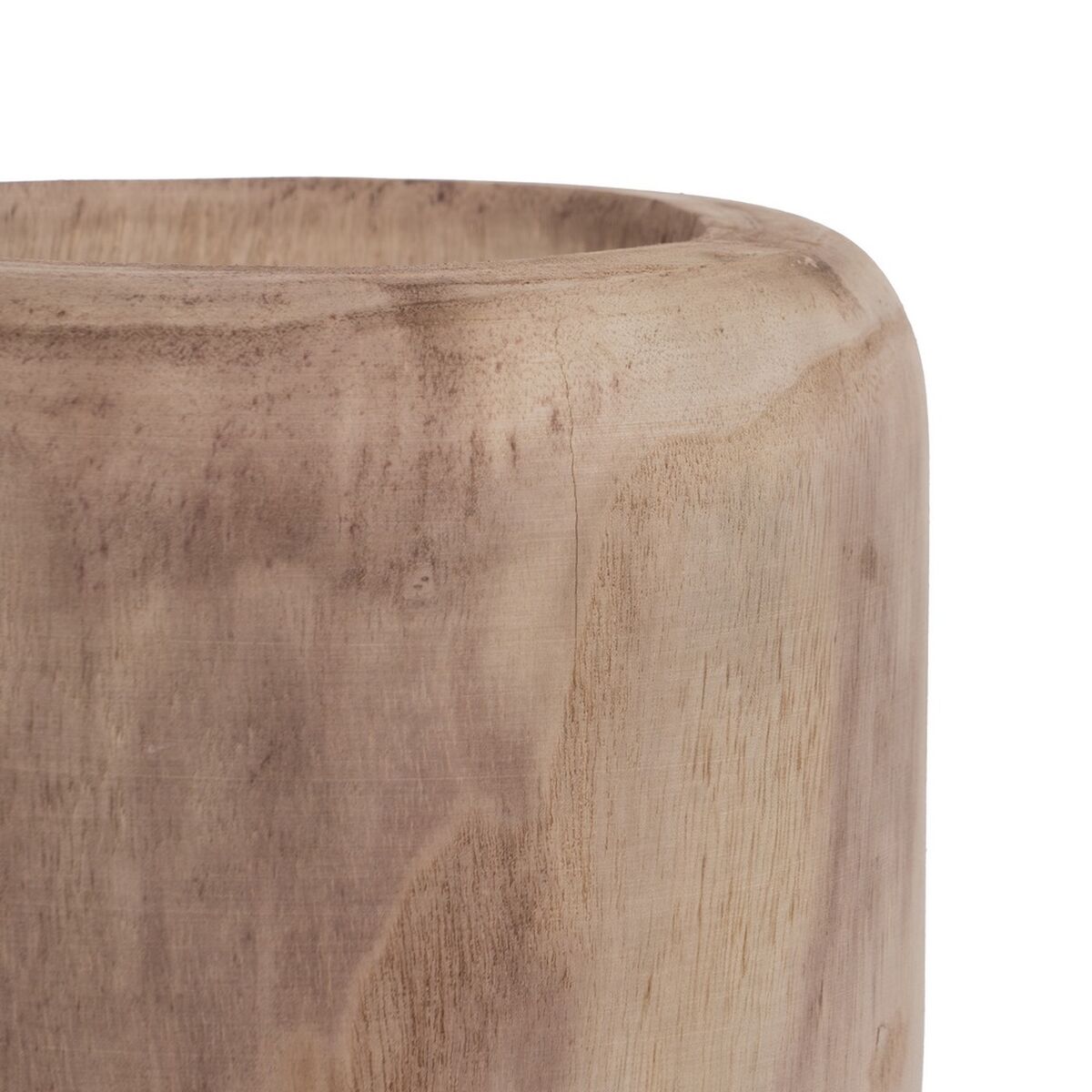 Vase Natural Paolownia wood 26 x 26 x 68 cm-3
