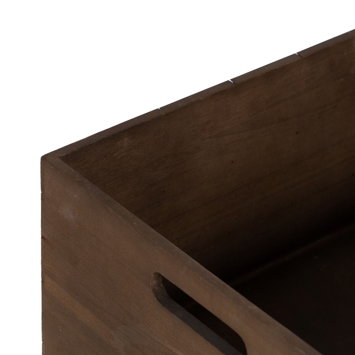 Set of decorative boxes Brown Natural Paolownia wood 44 x 31 x 18 cm (3 Pieces)-3
