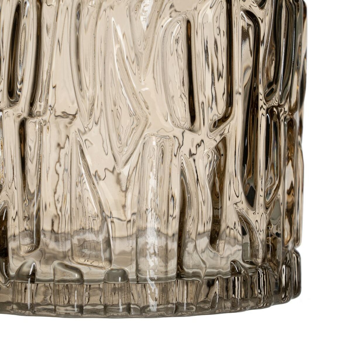Vase Brown Crystal 14 x 14 x 14 cm-1