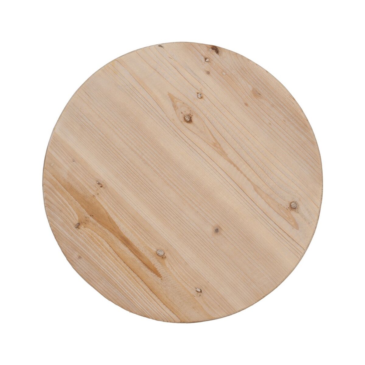 Centre Table White Natural 60 x 60 x 45 cm-2