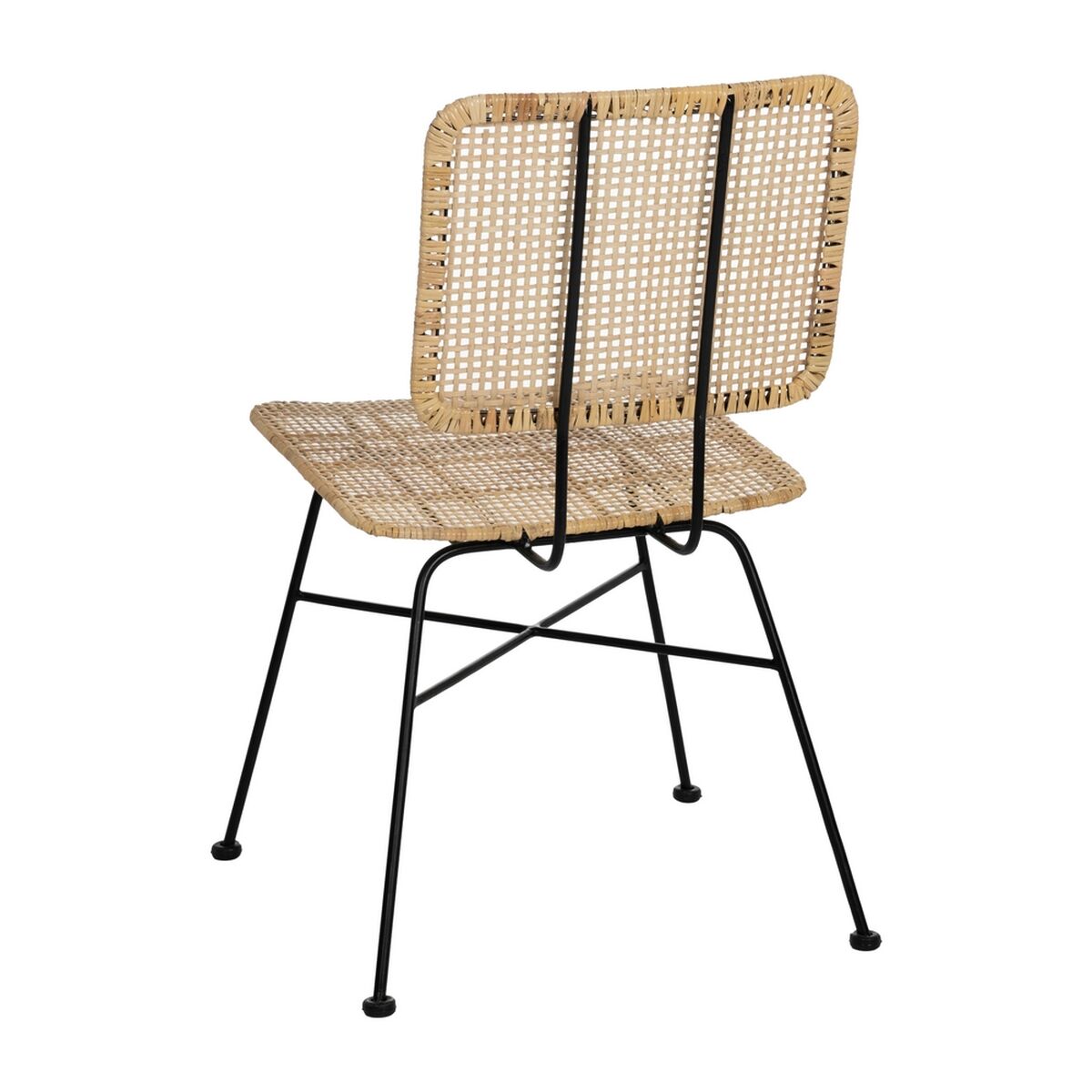 Dining Chair Black Natural-7