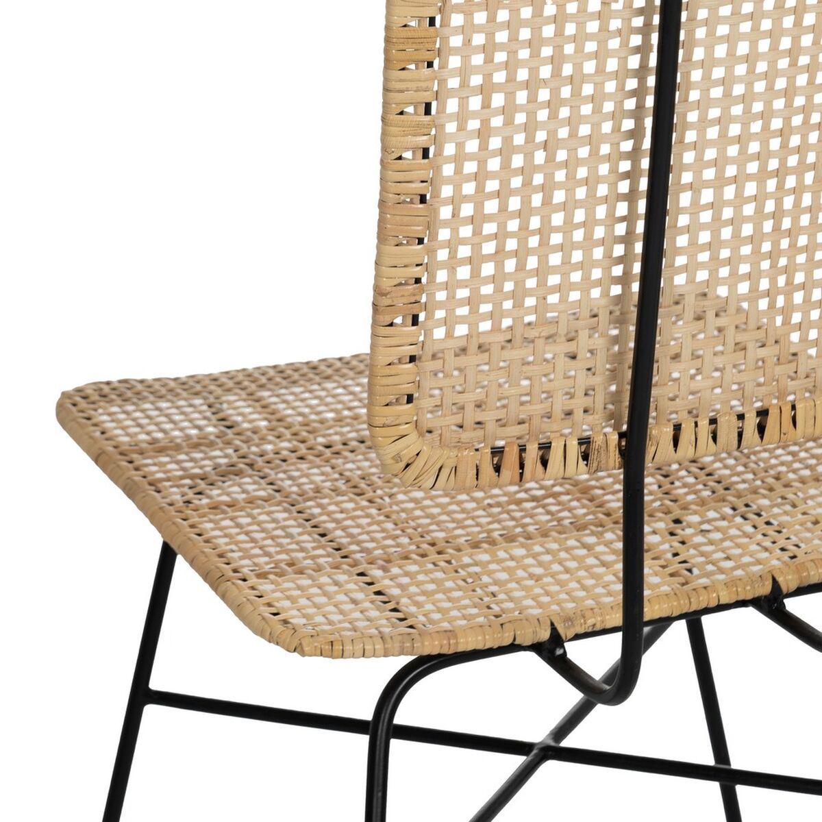 Dining Chair Black Natural-1