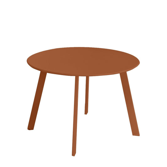 Table Marzia Terracotta Steel 60 x 60 x 42 cm-0